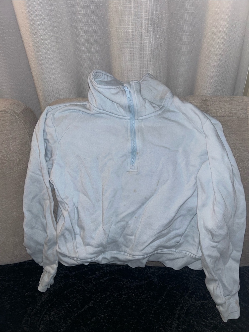 all in motion kids Light Blue Half-Zip Pullover